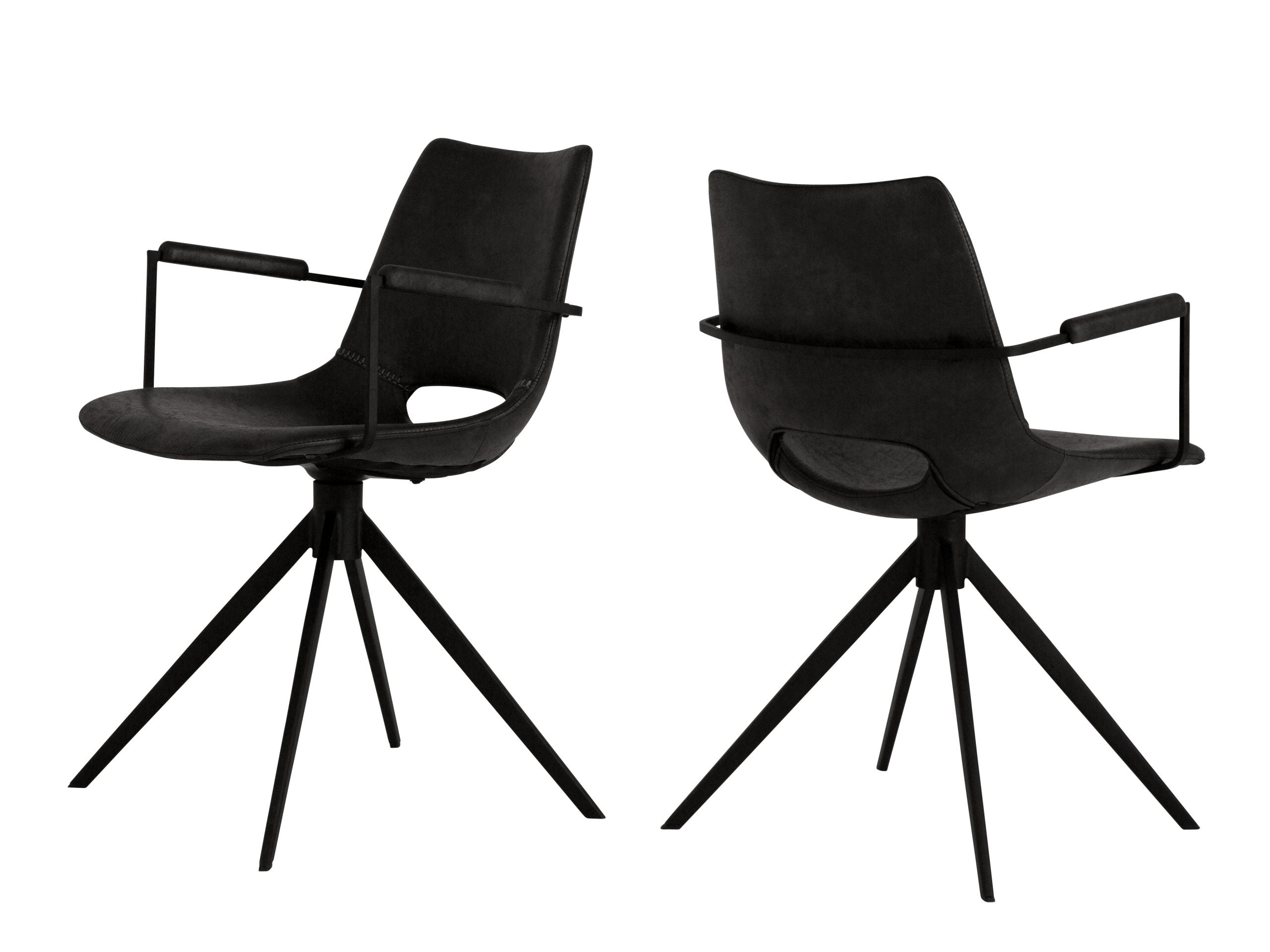 Krabben med drejefod og armlæn