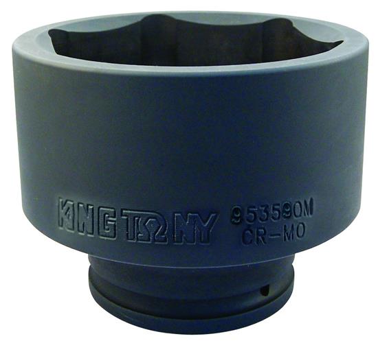 Krafttop 90 mm 1 firkant for møtrikspændere, krom-molybden stål - King Tony