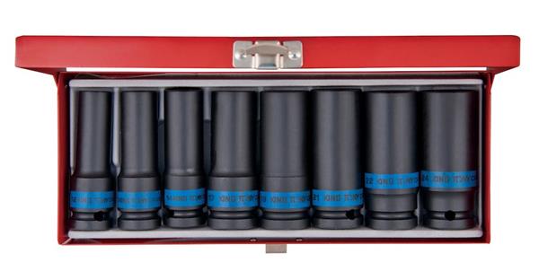 King Tony 4410MP krafttoppe i sæt 6kt. 12-23 mm