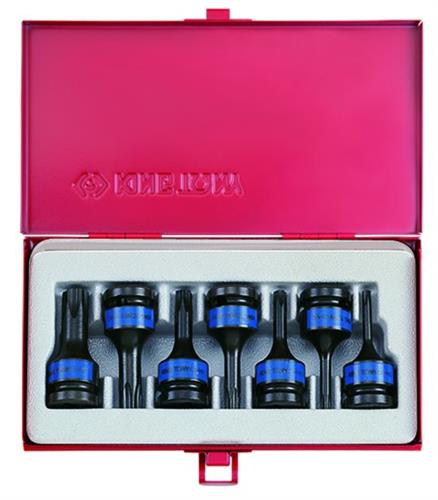 King Tony 4417PP krafttoppe i sæt torx