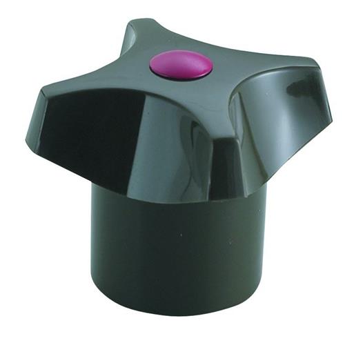 Frese greb med skrue samt sort knap