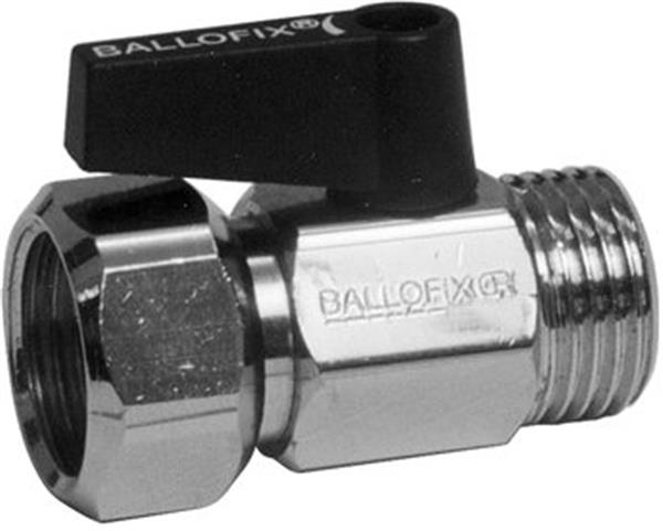 Broen Ballofix kuglehane med omløber og håndtag muffe/nippel
