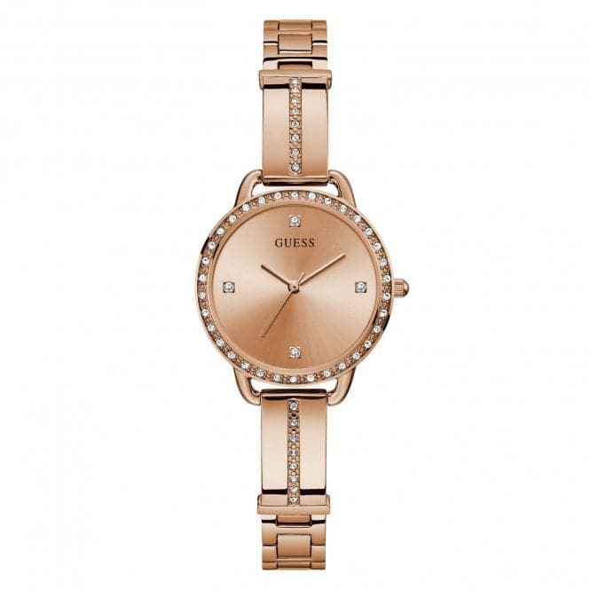 Guess Watches dameur Dress rustfrit stål roseguld Gw0022l3