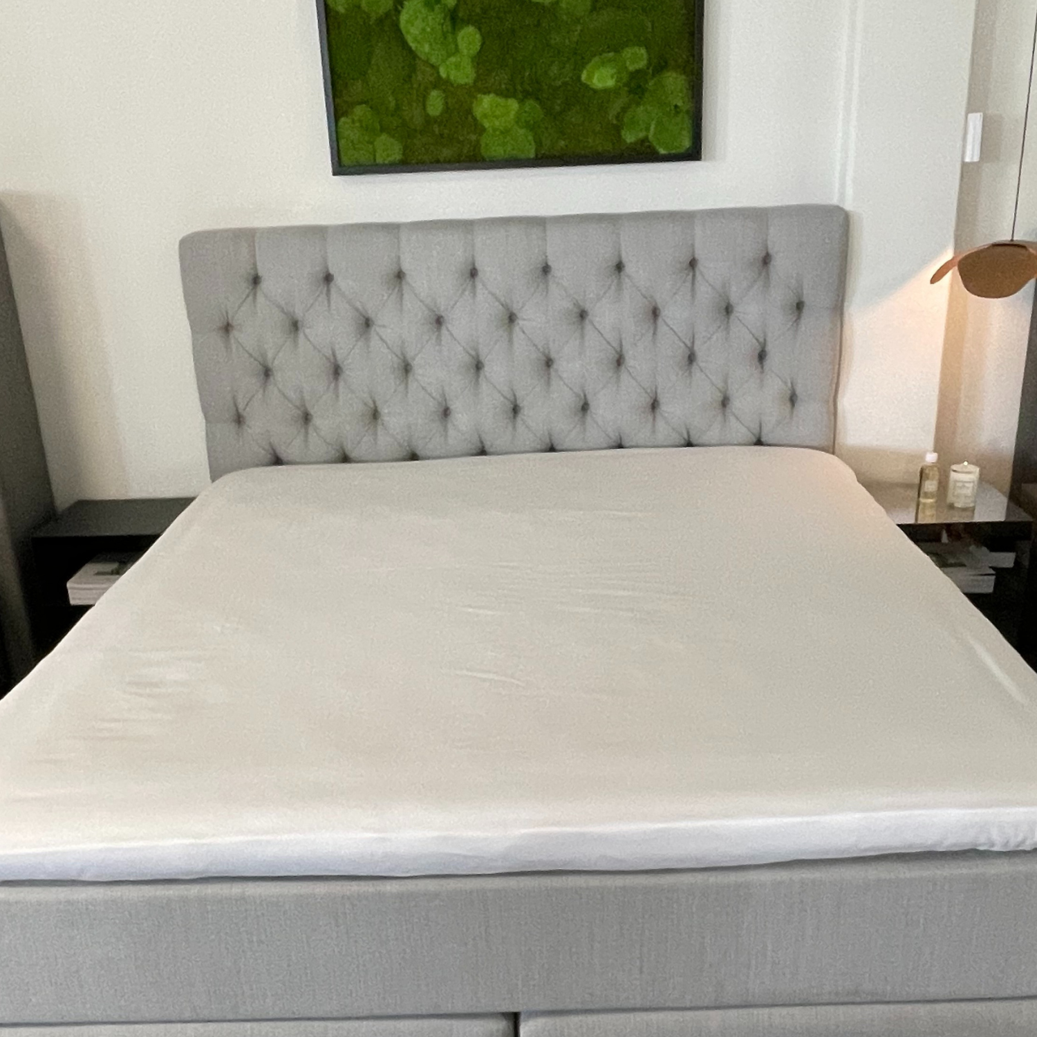 Cool Natures - Tencel Kuvertlagen med elastik - Hvid