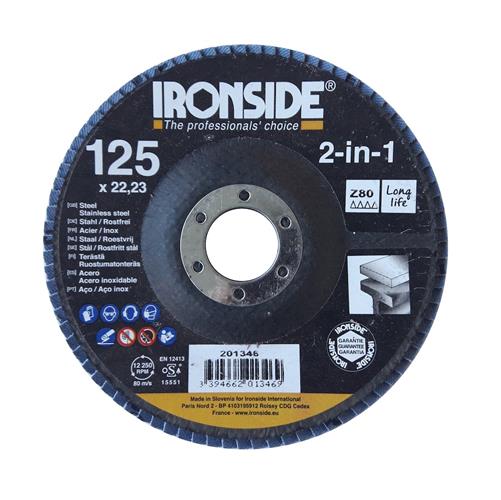 Ironside 2-in-1 lamelrondel konisk