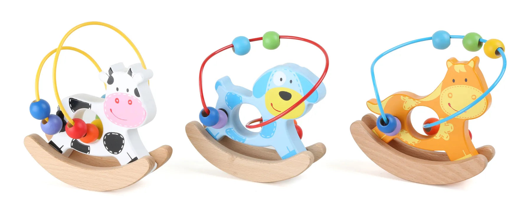 Small Foot Display Aktivitetslabyrint (6Stk) Træ – Gyngehest – Leg - Øvrigt legetøj - Displays