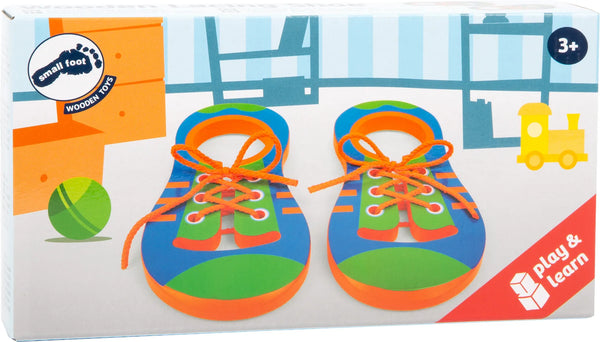 Snørre Sko (2 Stk.) Træ – small foot