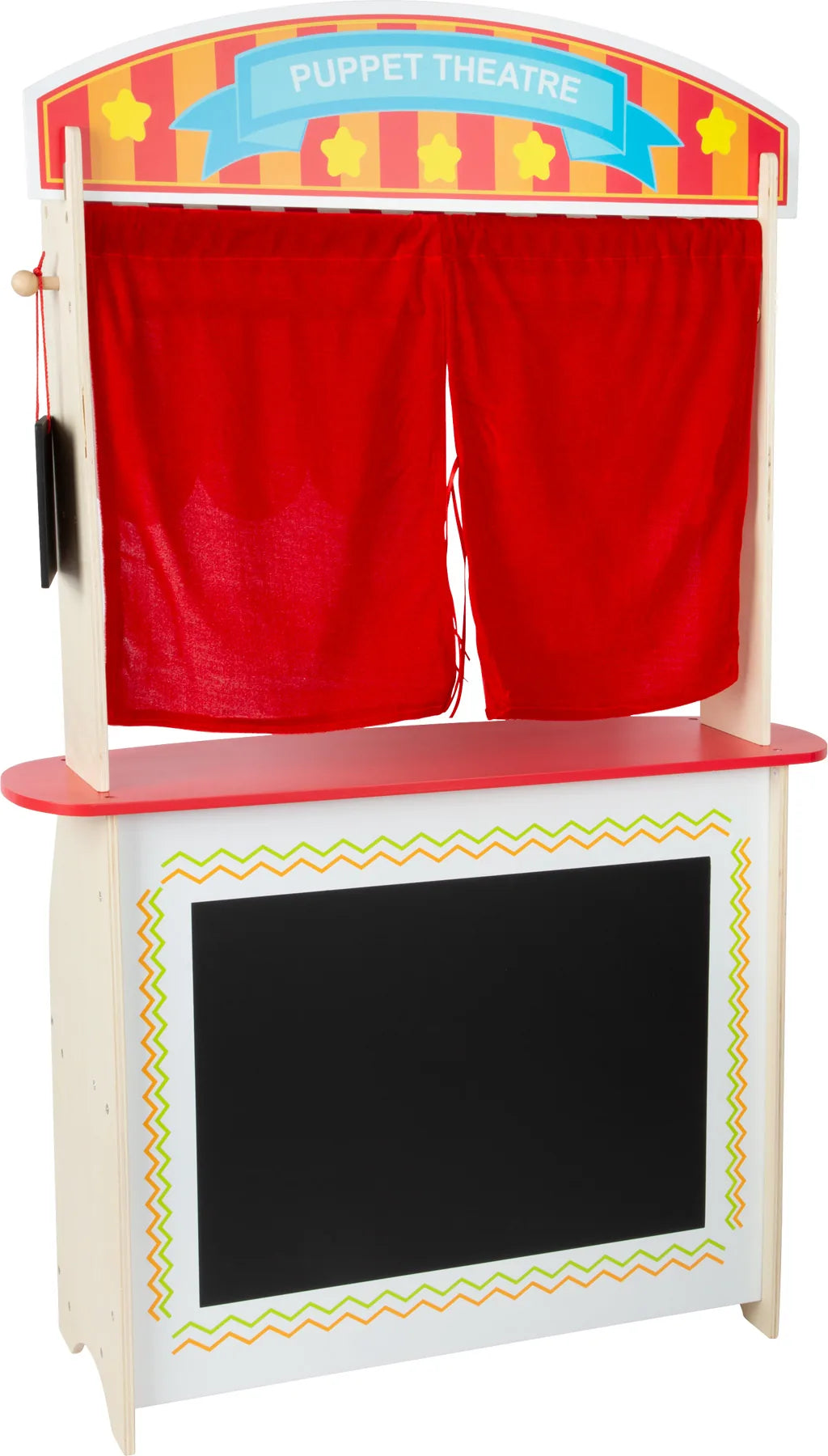 Dukketeater Og Markedsstand Træ – 2 i 1 – small foot