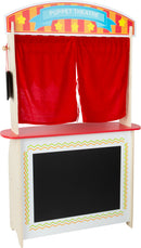 Dukketeater Og Markedsstand Træ – 2 i 1 – small foot