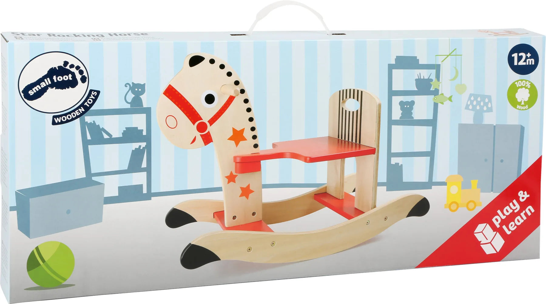 Gyngehest Træ – Star – small foot
