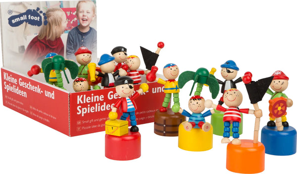 Display (12Stk) Træ – Dansende Pirater – small foot