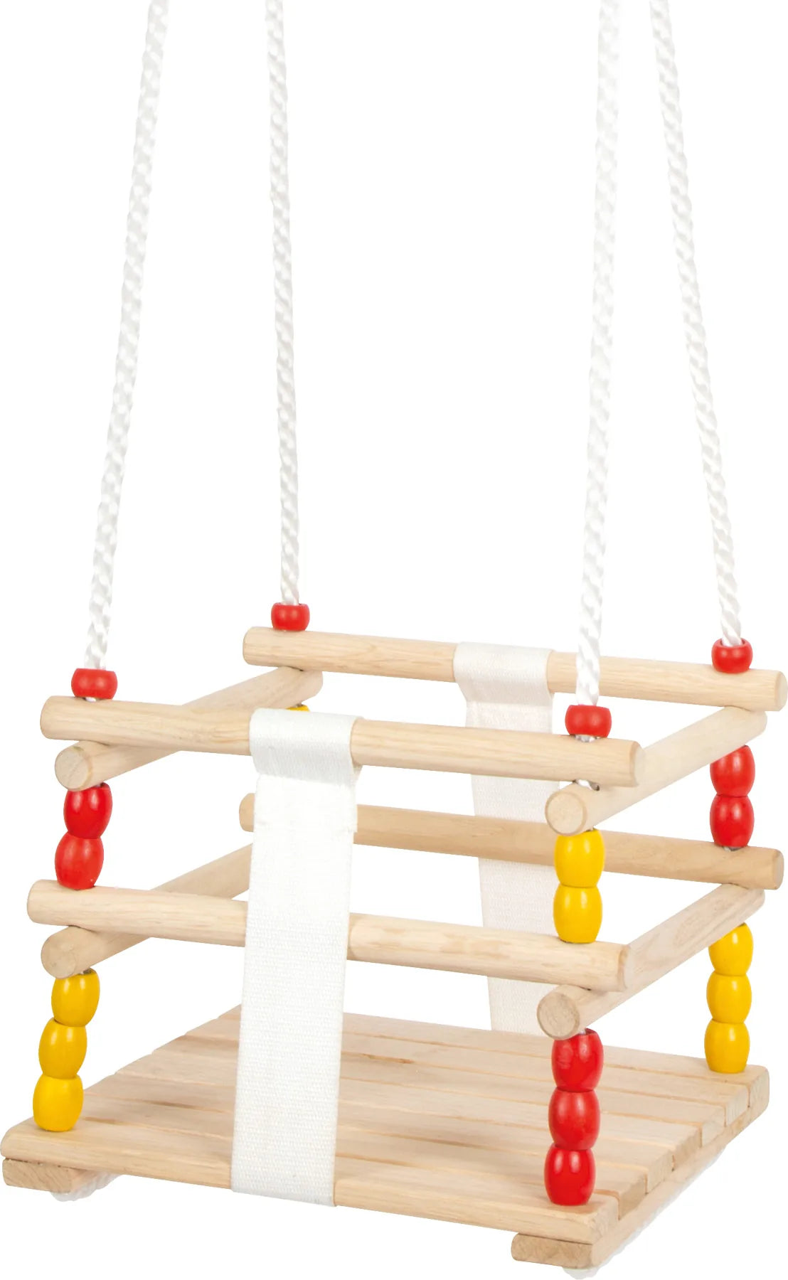 Baby gynge til små børn 18+ mdr, max 30 kg, træ – small foot