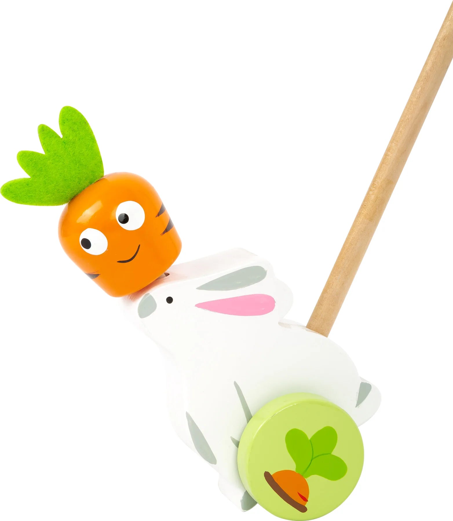 Small Foot Skubbedyr Træ – Haren Bunny – Leg - Fysisk udfoldelse - Gåstole og skubbe vogne