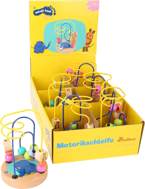 Display Aktivitets Loop Med Elefant (6 Stk) Træ – Musen – small foot