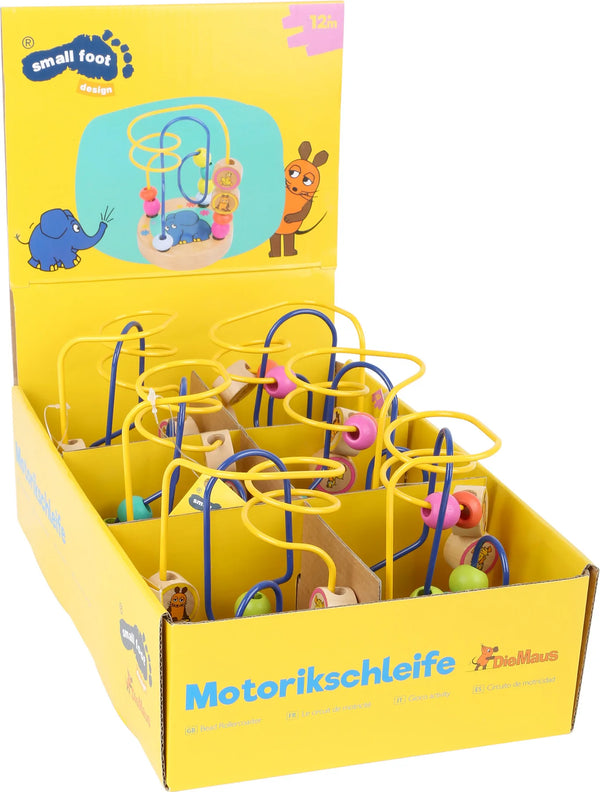 Display Aktivitets Loop Med Elefant (6 Stk) Træ – Musen – small foot