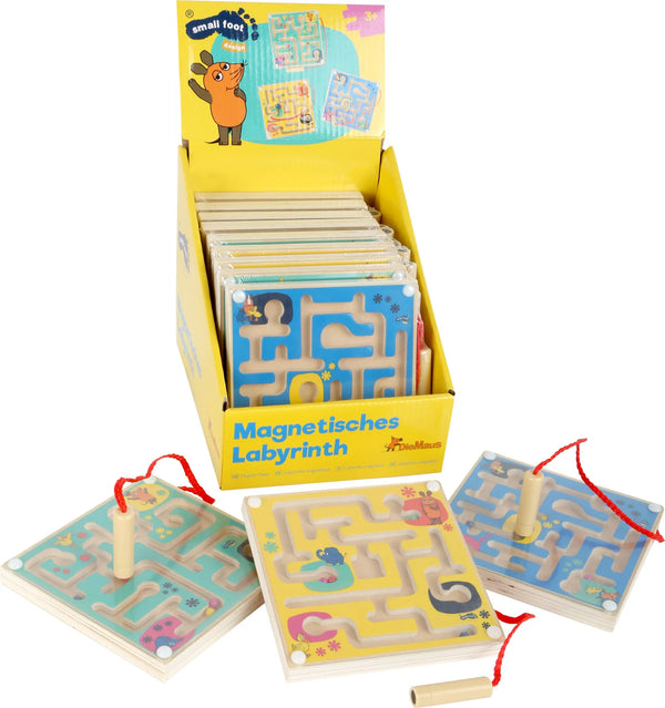 Display Labyrint Med Magnet (12 Stk) Træ – Musen – small foot
