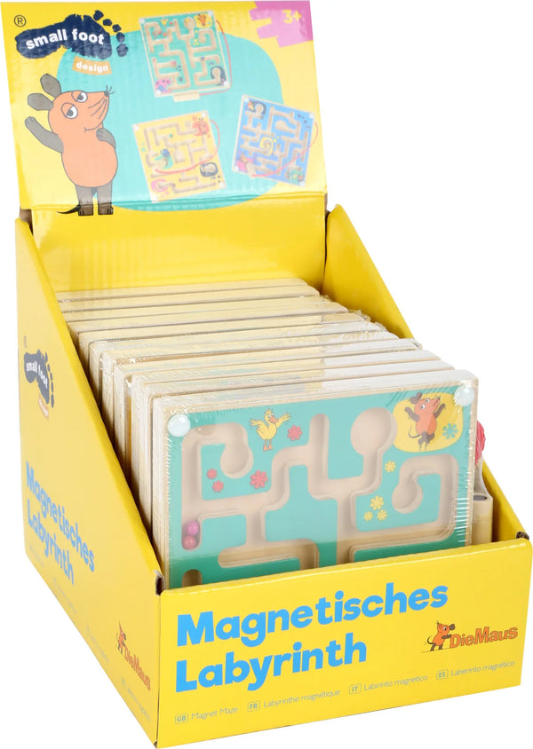 Display Labyrint Med Magnet (12 Stk) Træ – Musen – small foot