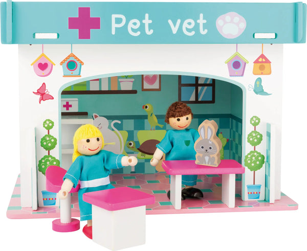 Temaleg Træ – Dyrehospital med Tilbehør – small foot