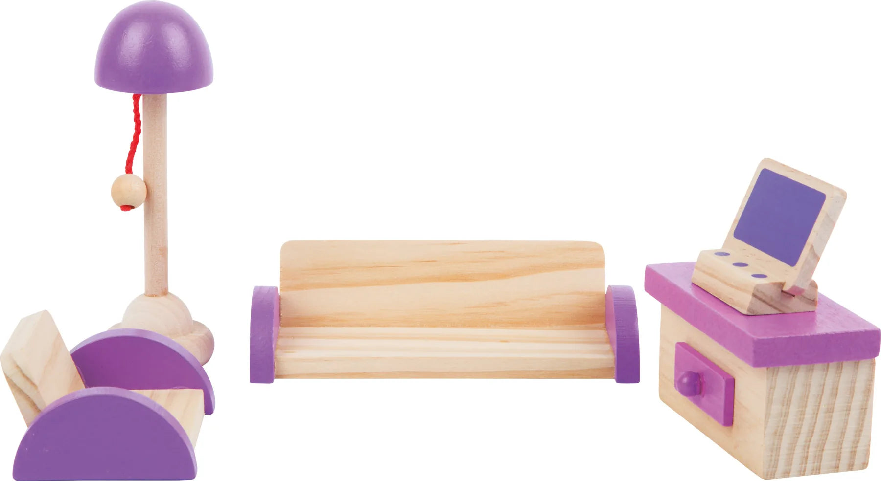 Dukkehusmøbler Træ – Dagligstue – small foot