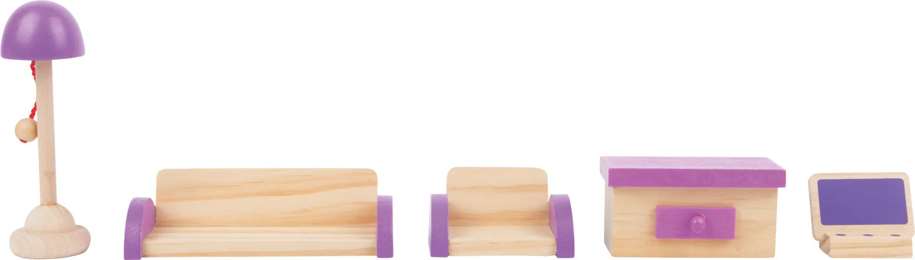 Dukkehusmøbler Træ – Dagligstue – small foot