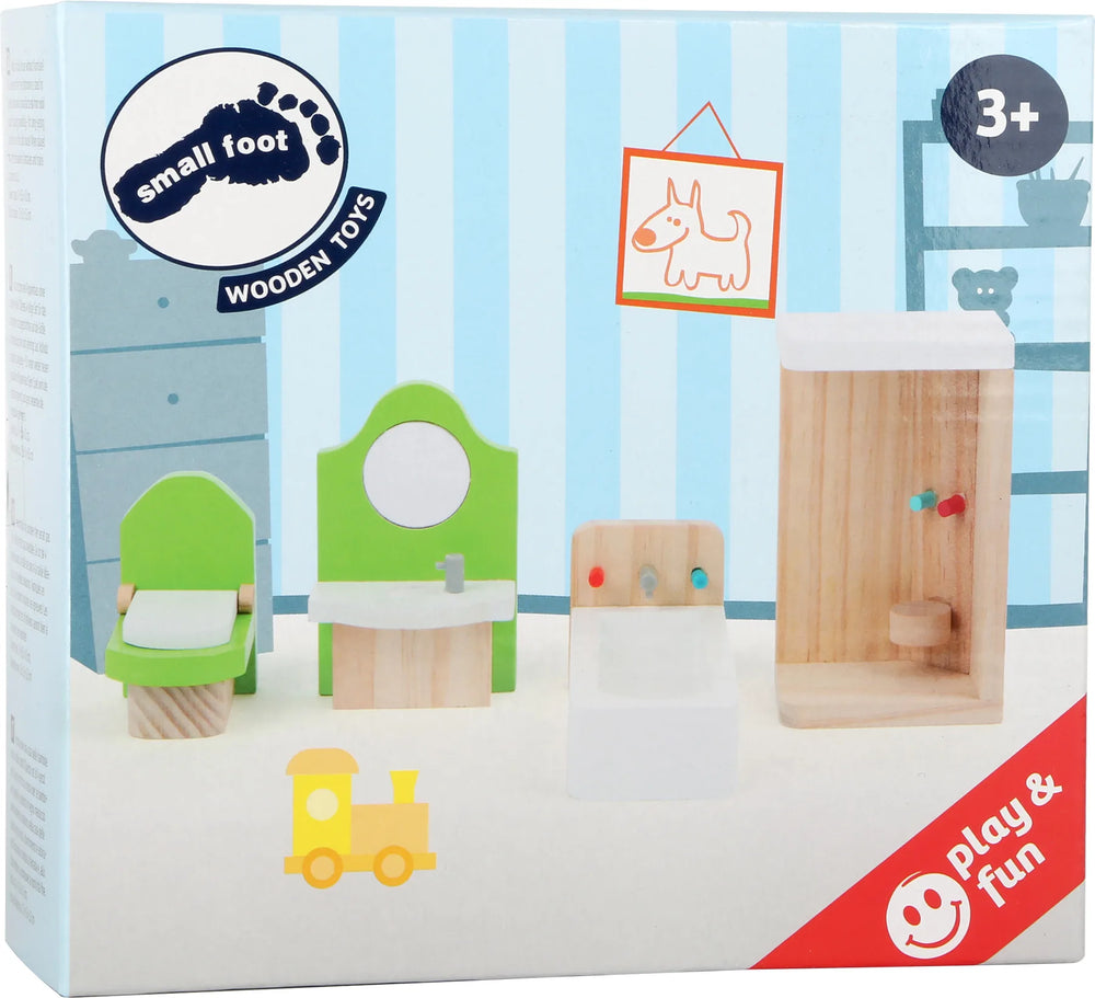 Dukkehusmøbler Træ – Badeværelse – small foot