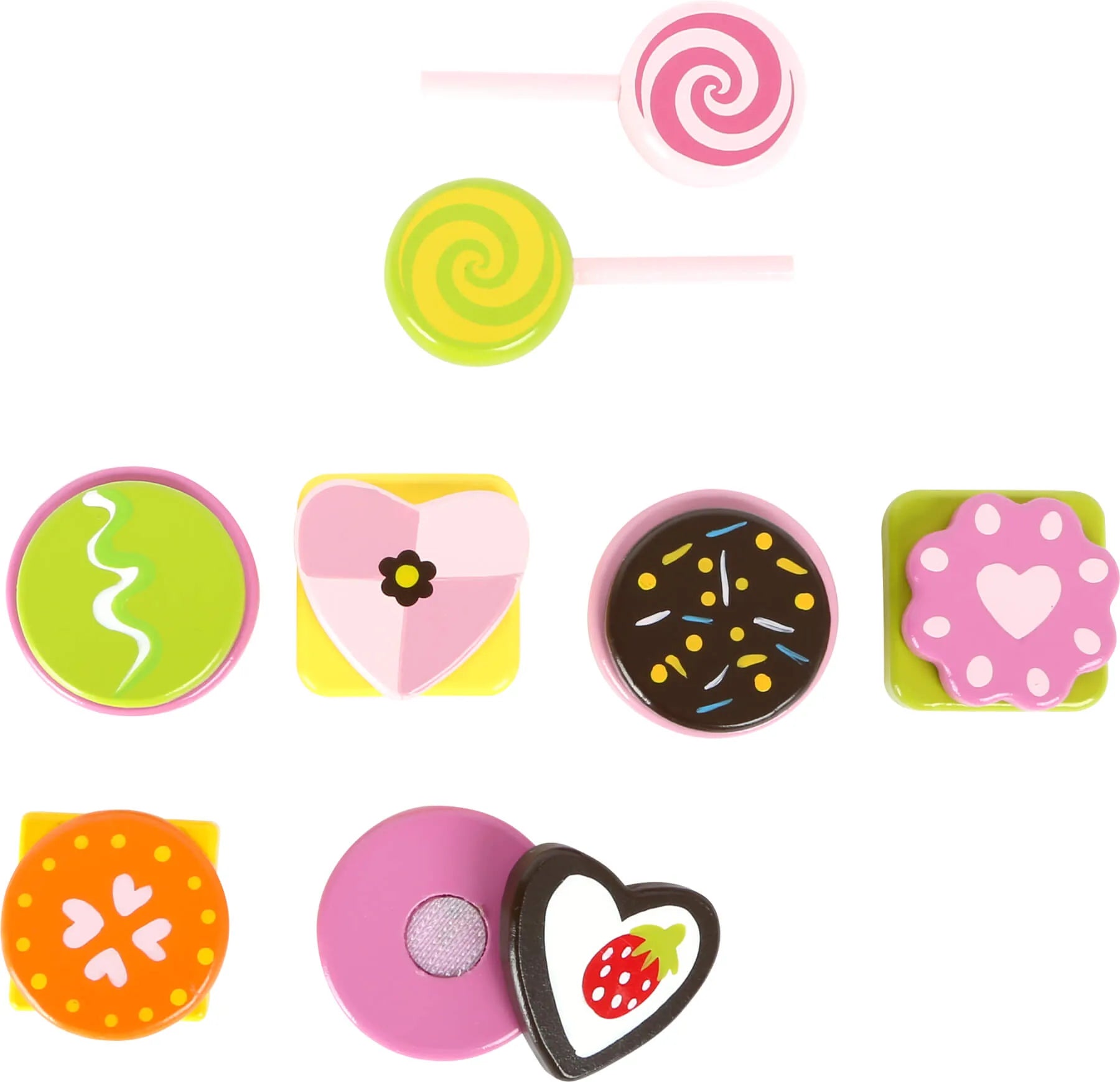 Trælegetøj slik og småkager 14 dele i FSC-træ til børn 3+ år – small foot