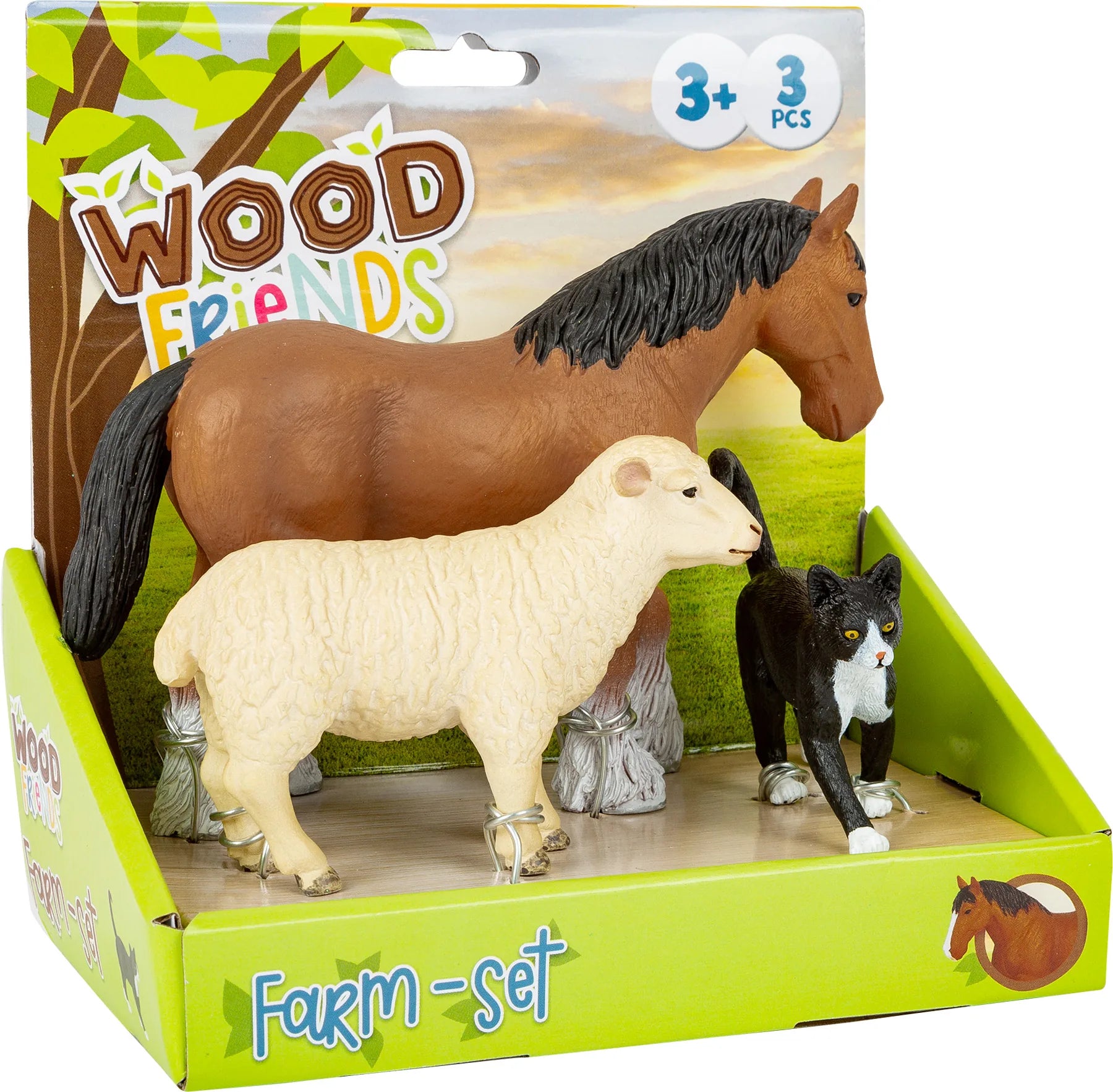 Bondegårds Dyr Træ – Woodfriends – small foot