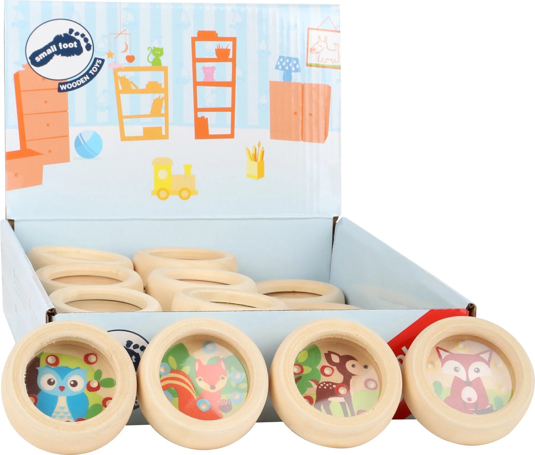 Display Labyrint (24 Stk) Træ – Kugle – small foot