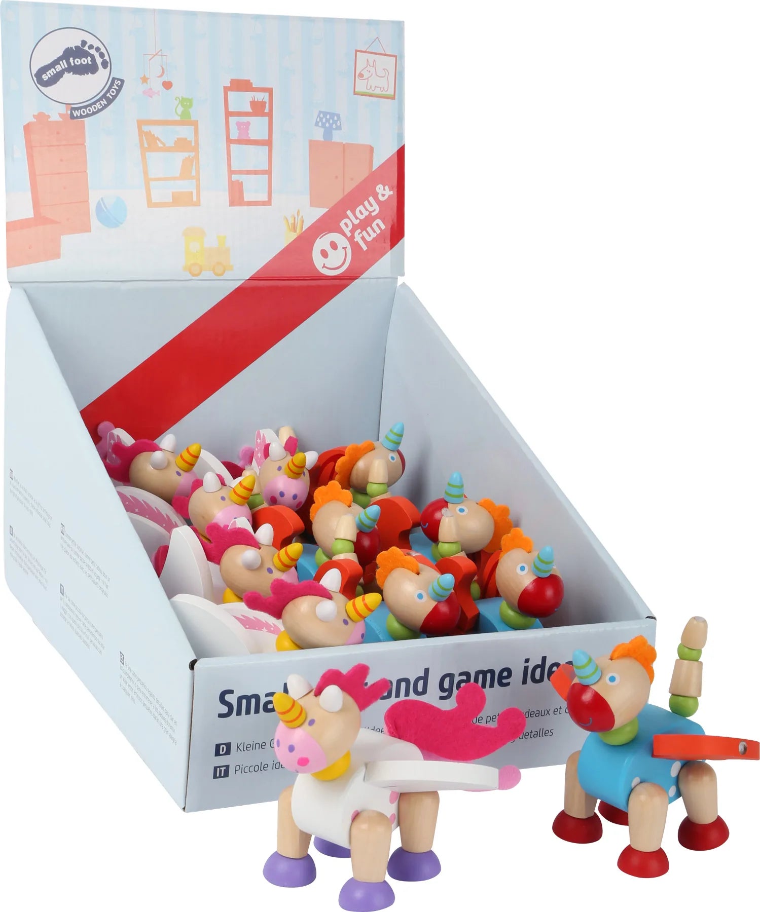 Display Fleksible Dyr (12 Stk) Træ – Luna og Merlin – small foot