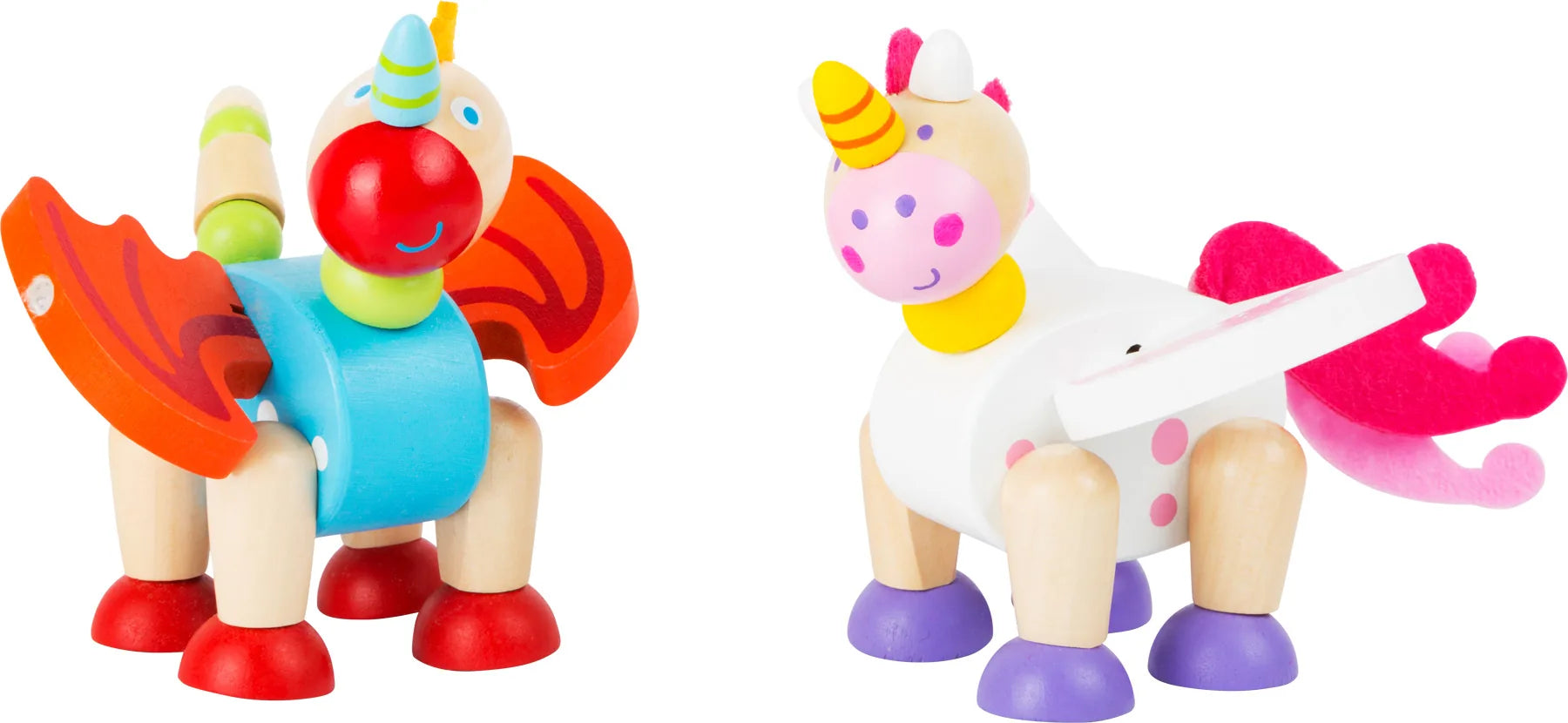 Display Fleksible Dyr (12 Stk) Træ – Luna og Merlin – small foot