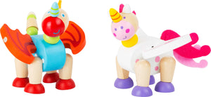 Display Fleksible Dyr (12 Stk) Træ – Luna og Merlin – small foot