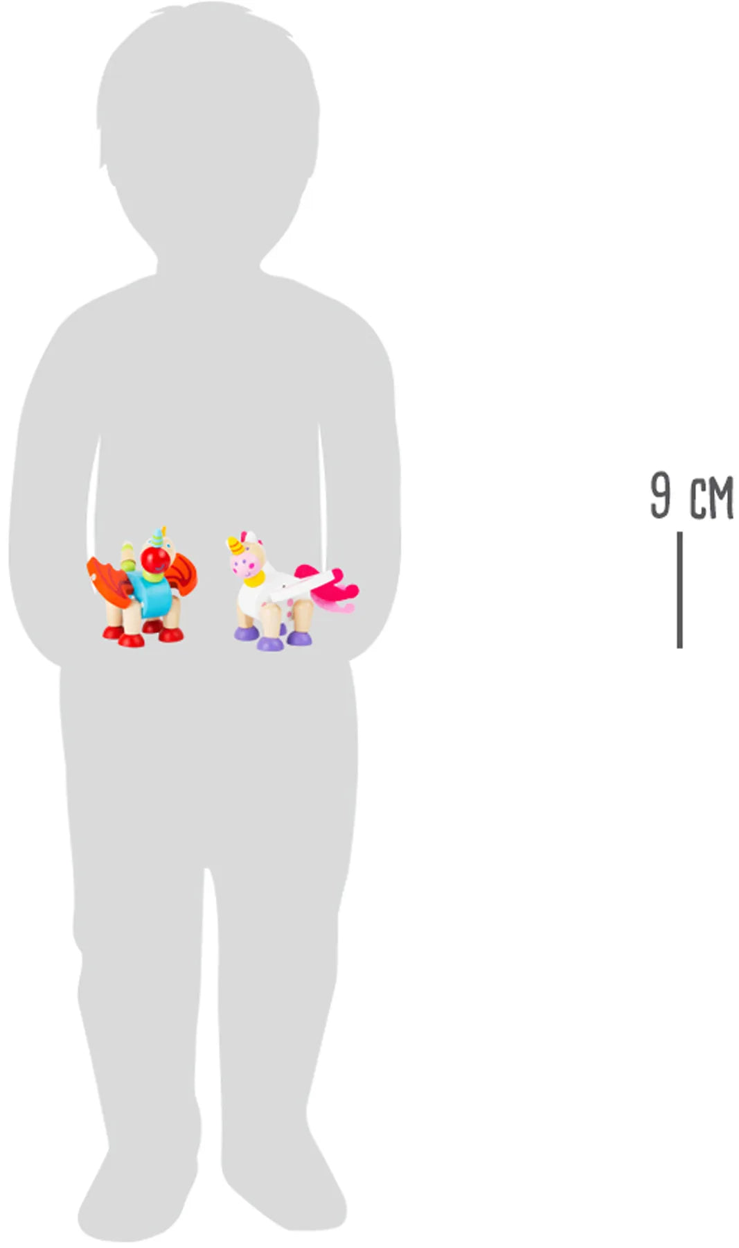 Display Fleksible Dyr (12 Stk) Træ – Luna og Merlin – small foot