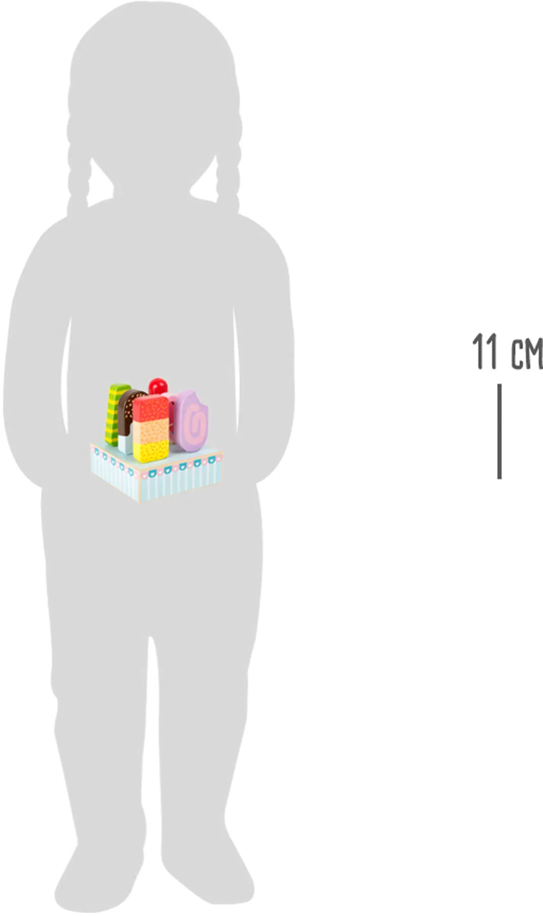 Ispinde i træ 6 stk legetøj FSC træ, passer til dukker & køkkenlege – small foot