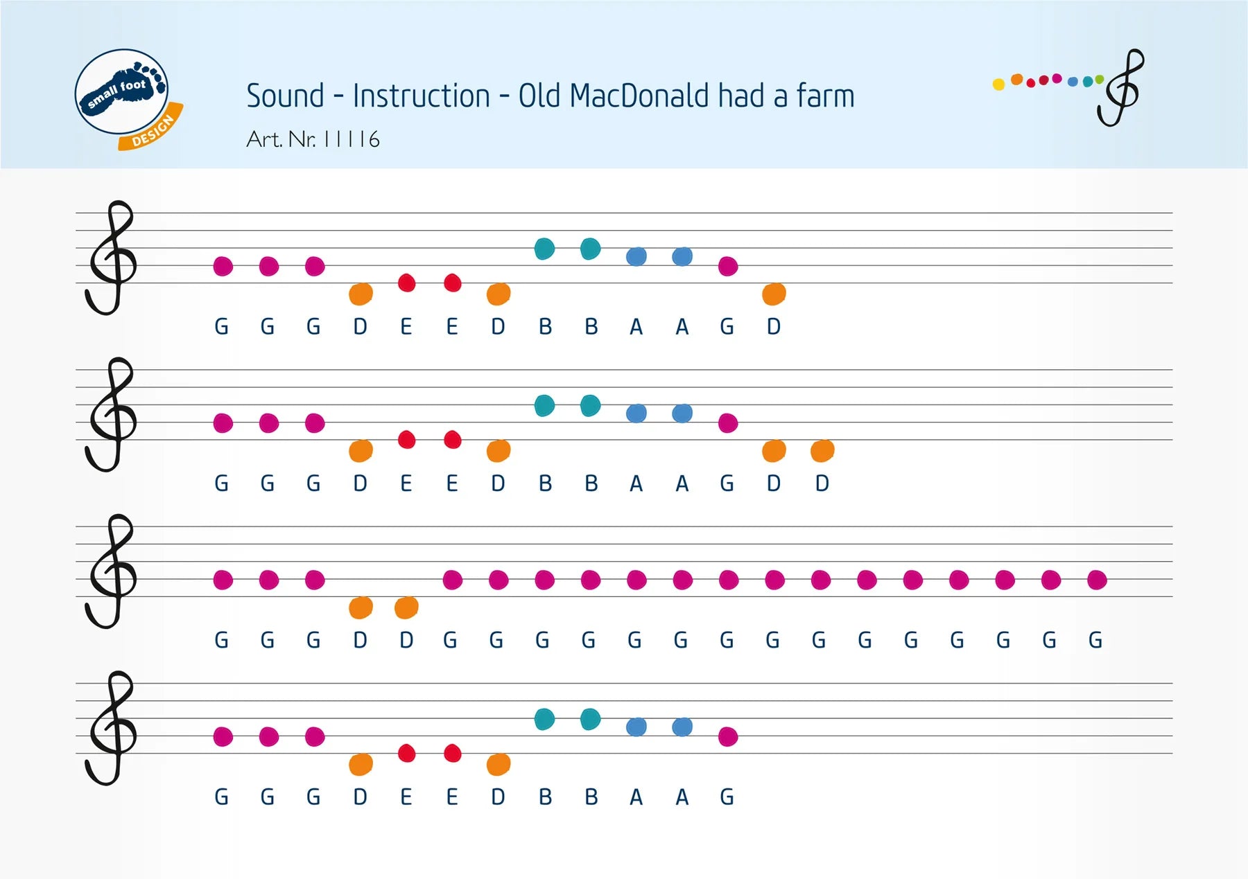 Piano Træ – Sound – small foot