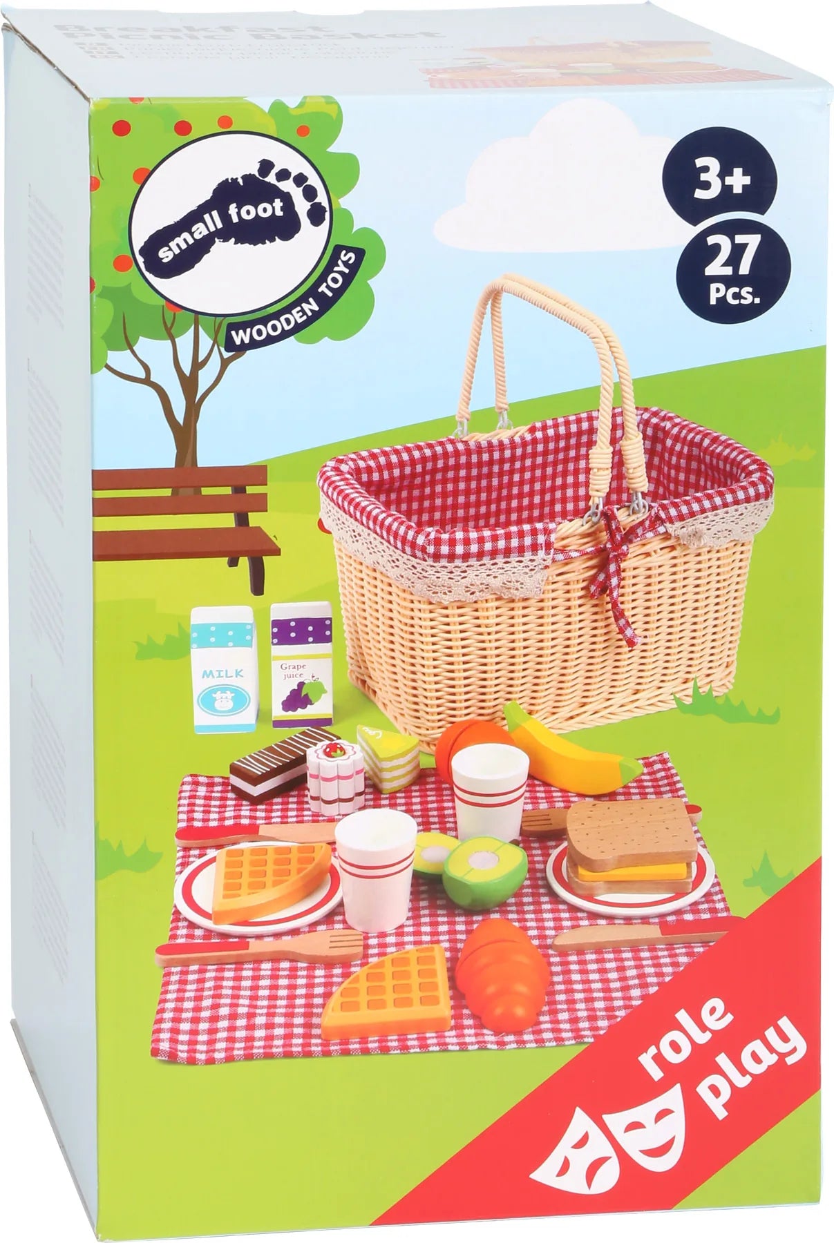 Picnickurv Med Morgenmad Træ – small foot