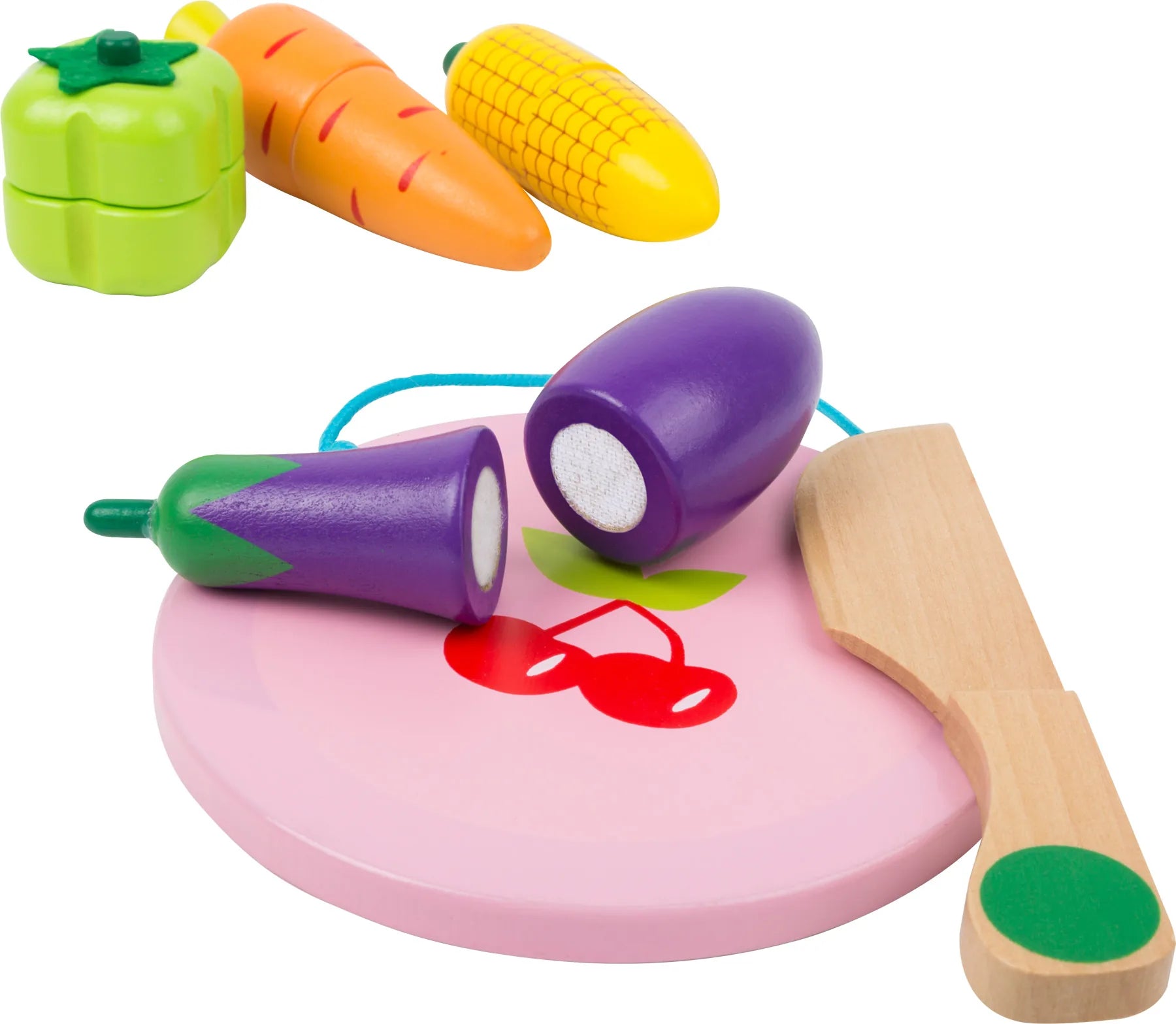 Frugt Og Grøntssagssæt Med Velcro Træ – small foot
