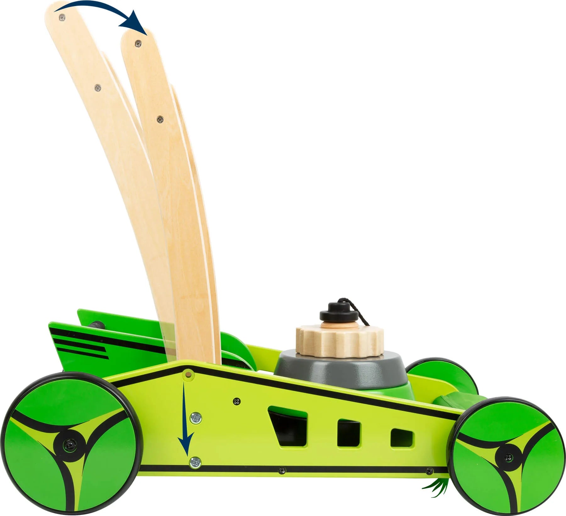 Gåvogn Træ – Plæneklipper – small foot