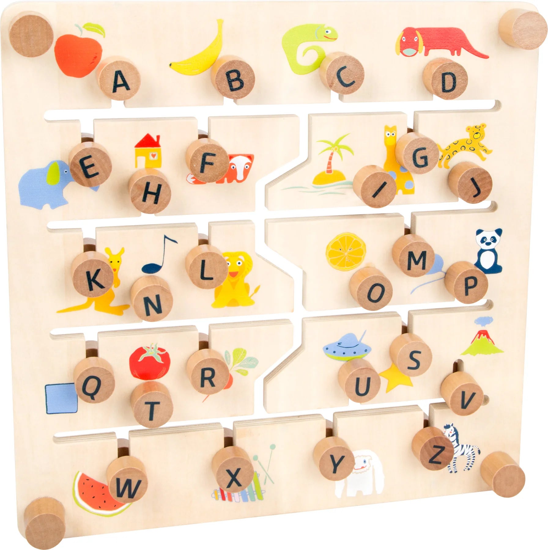 Stave Puslespil Træ – Educate, Sprog – small foot