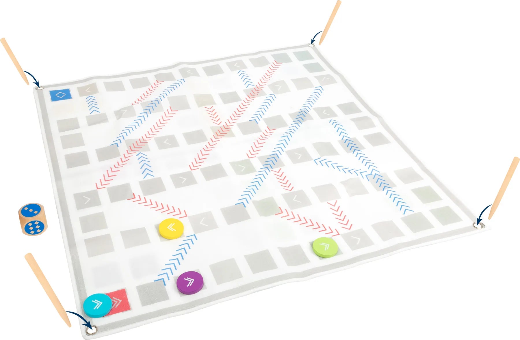 Udendørs Ludo Og Stigespil Træ – Active – small foot