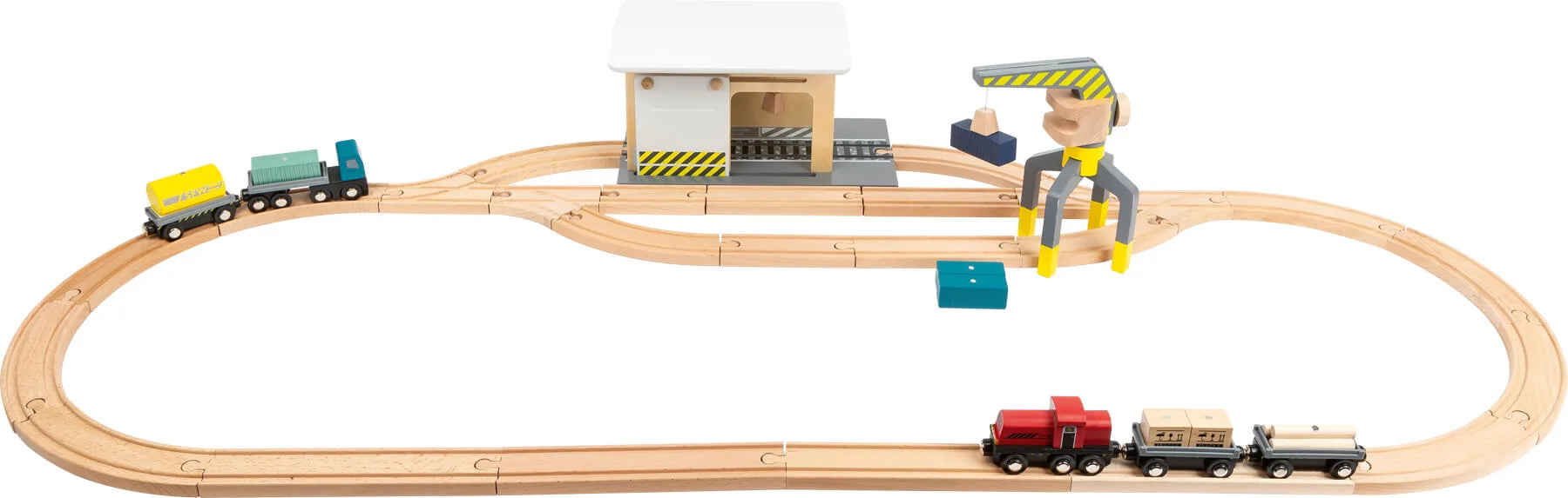 Freight Depot With Accessories Træ – small foot