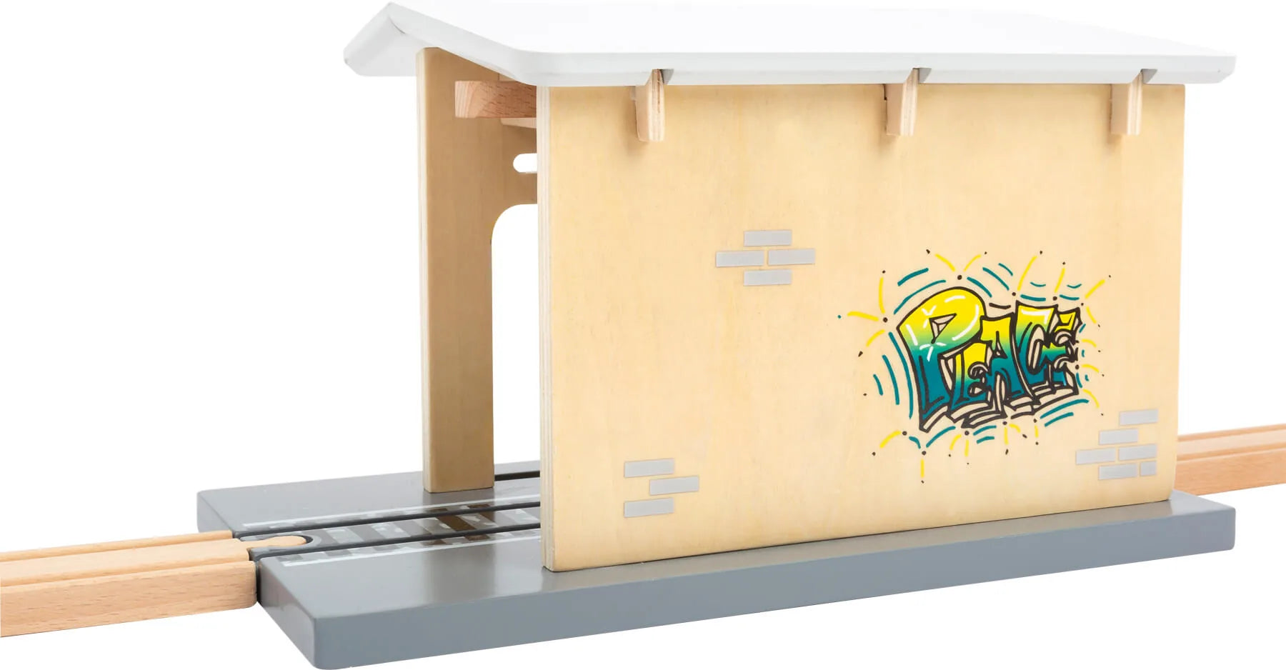 Freight Depot With Accessories Træ – small foot