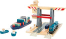 Container Terminal Med Tilbehør Træ – small foot