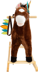 Gyngehest Træ – Indianer – small foot