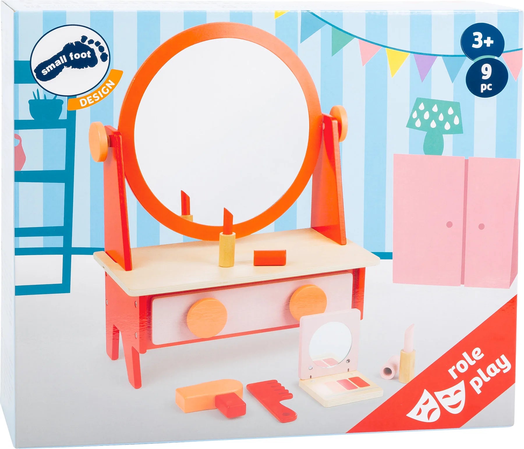 Sminkebord Retro Med Spejl – small foot