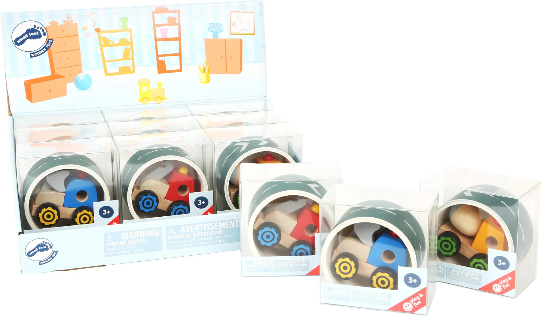 Display Truck Med Vejtape (12 Dele) – small foot