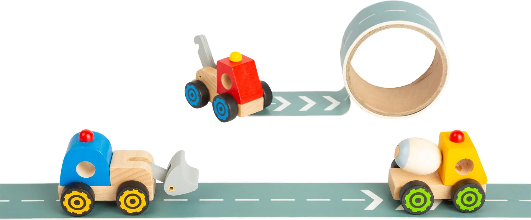 Display Truck Med Vejtape (12 Dele) – small foot