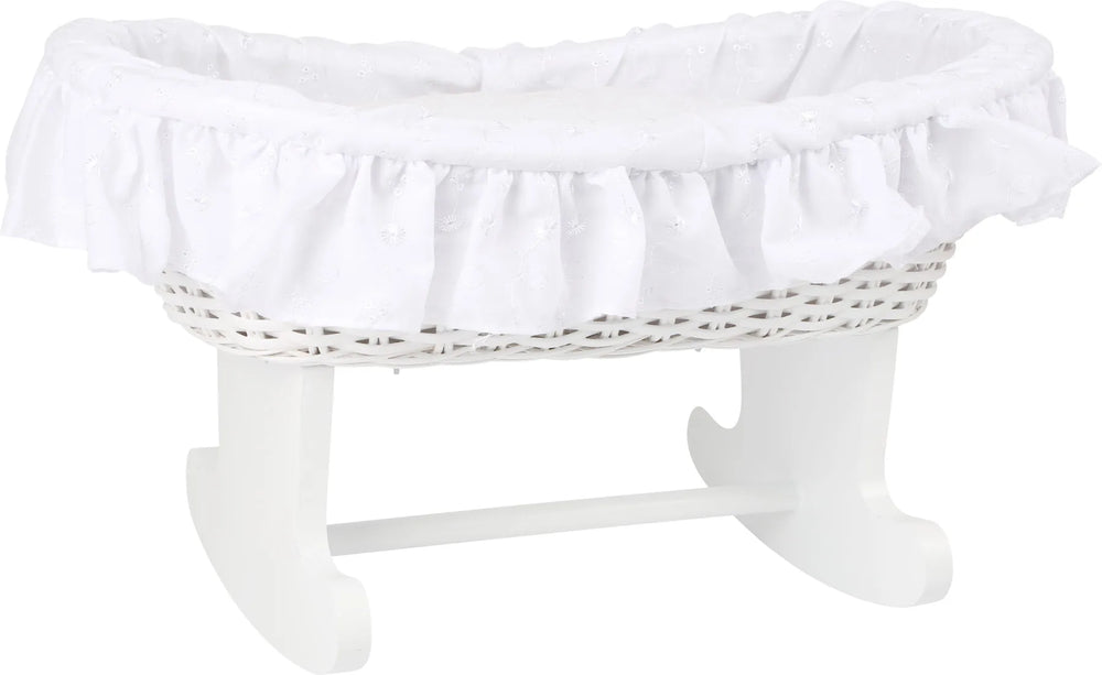 Vugge Til Dukke Med Flet – Hvid – small foot