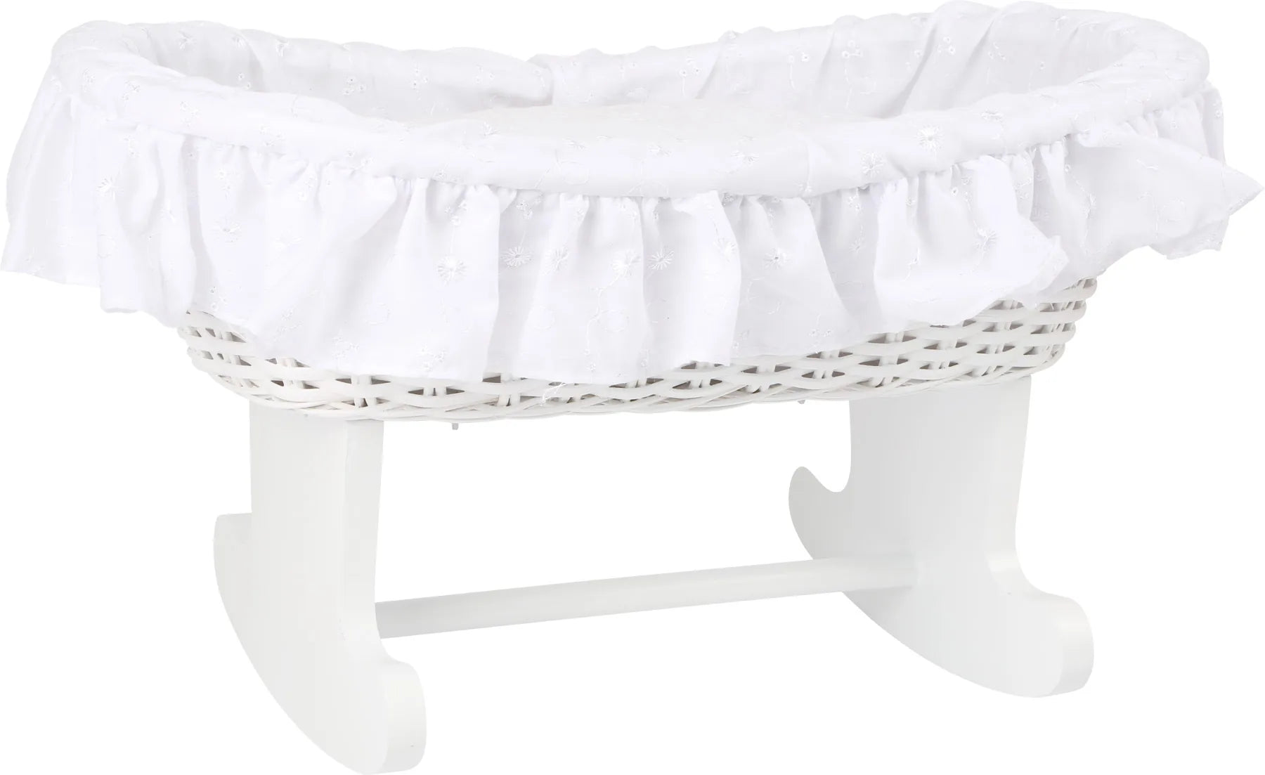 Vugge Til Dukke Med Flet – Hvid – small foot