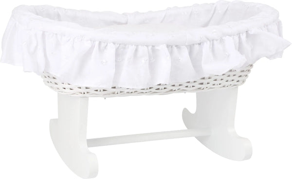 Vugge Til Dukke Med Flet – Hvid – small foot