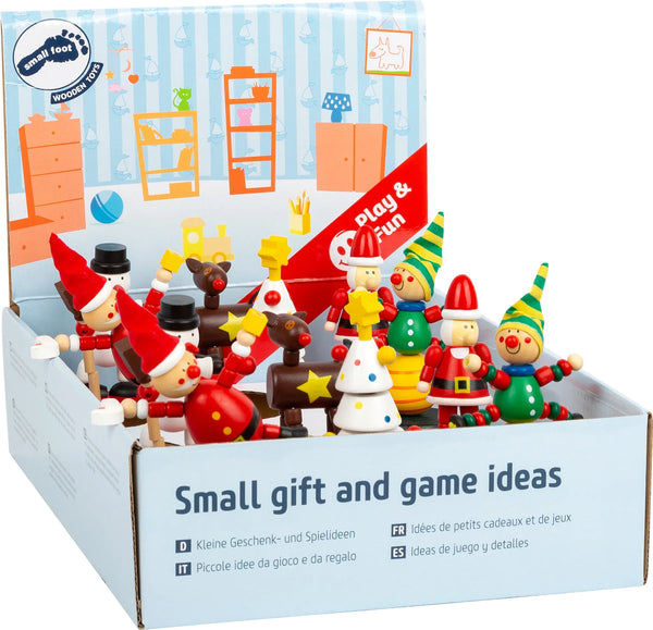Display Dansende Figur (12 Stk) Træ – Jul – small foot